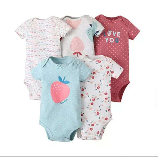 Set de 5 body Frutilla
