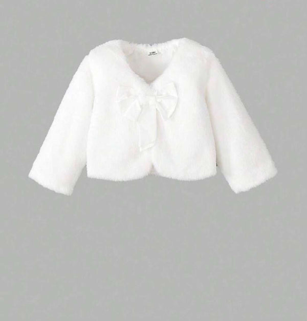 Capa de Felpa bebe blanco