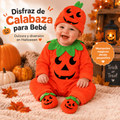 Disfraz de calabaza para bebé, 3 piezas A