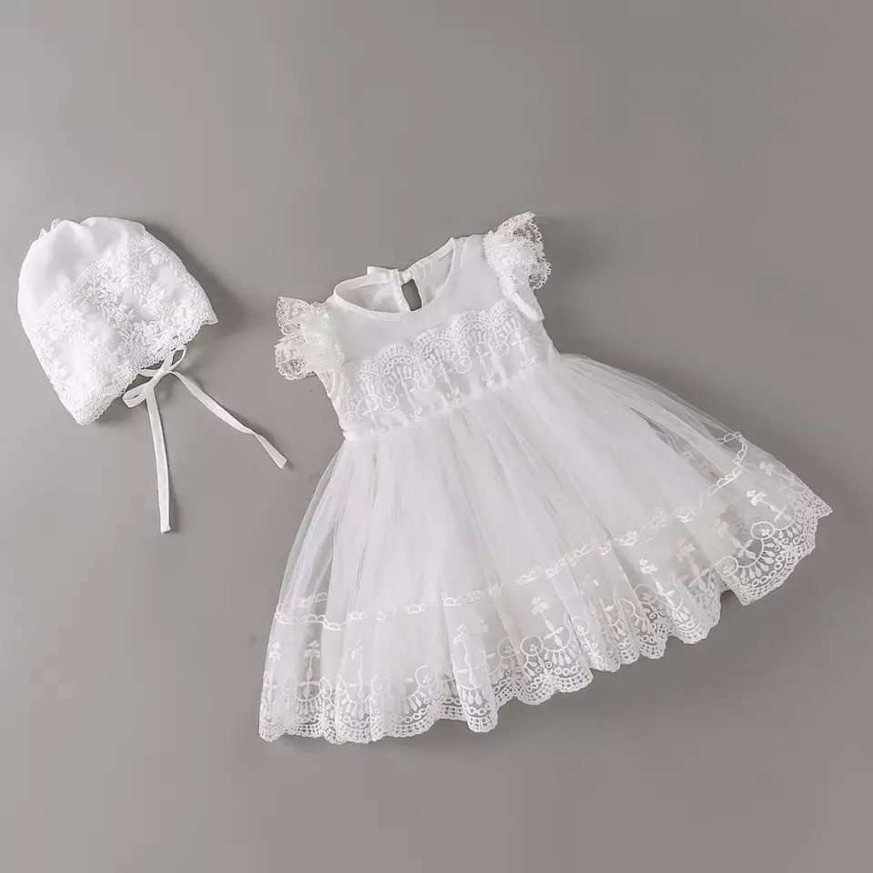 Vestido Blanco bebe Florentina