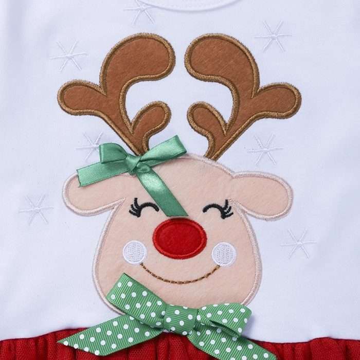 Polera tull + Calzas navidad