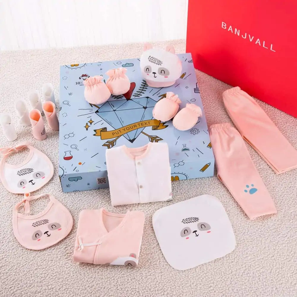 Ajuar Bebe 18 Piezas Rosado