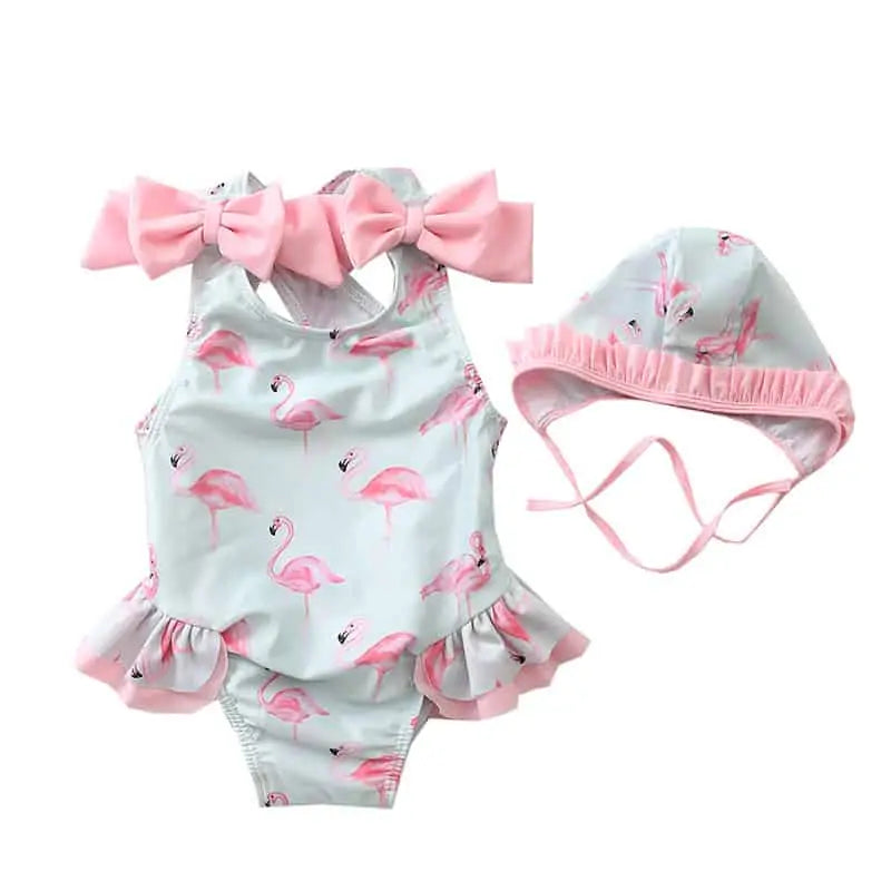Traje de Baño Flamenco Rosado