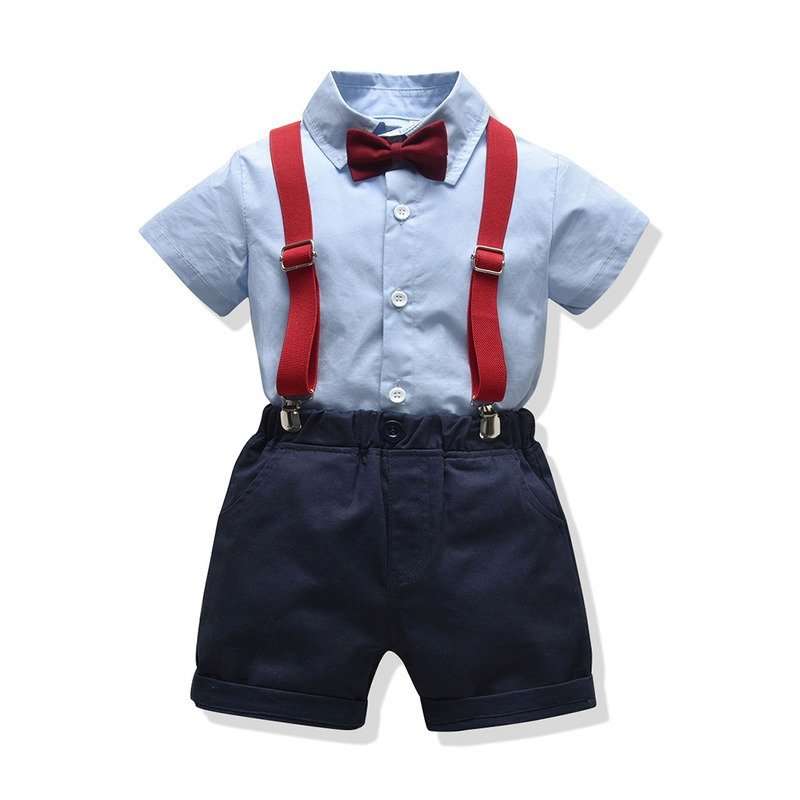 Conjunto formal azul