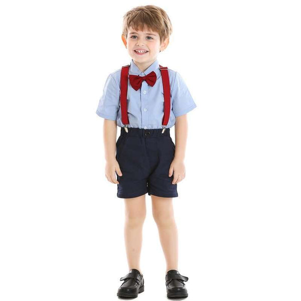 Conjunto formal azul