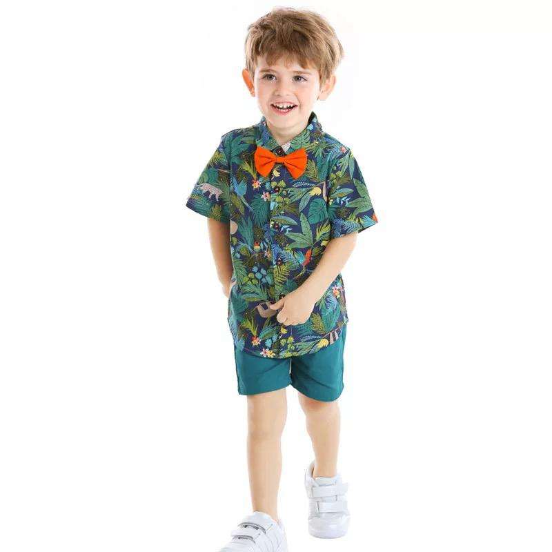 Conjunto formal selva verde oscuro