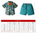 Conjunto formal selva verde oscuro