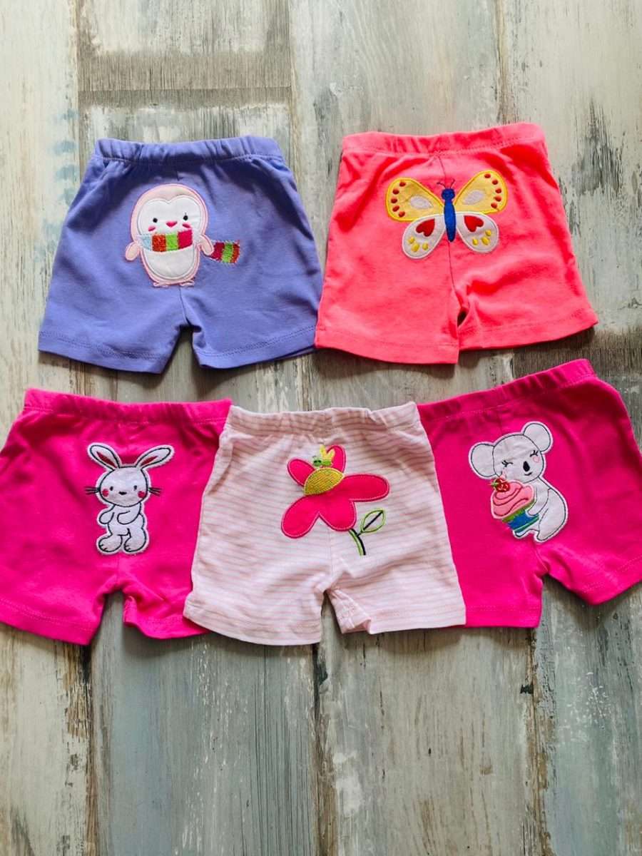 Pack de 5 pantalones cortos Algodón   F-D