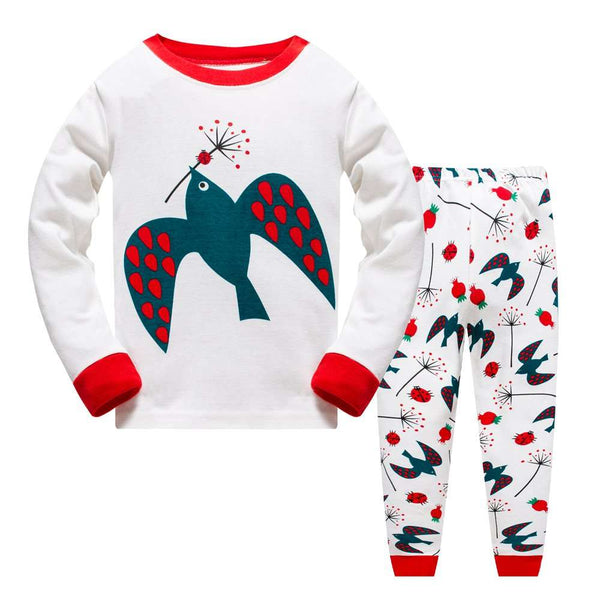Pijama 2 piezas Algodón Rojo