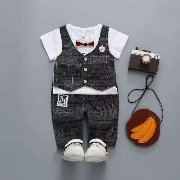 Conjunto Semi Formal Gris