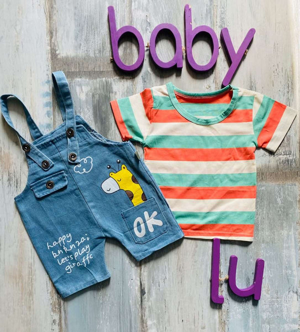 Jardinera + Polera naranja