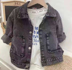 Chaqueta Mezclilla Mickey Gris