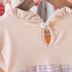 Vestido cuadrille Rosado