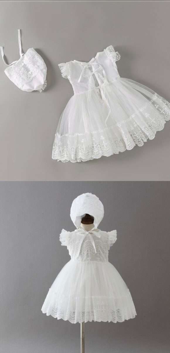 Vestido Blanco bebe Florentina