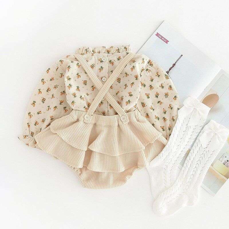 Conjunto 2 piezas Crema Niña
