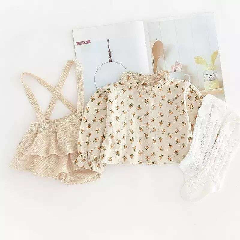 Conjunto 2 piezas Crema Niña