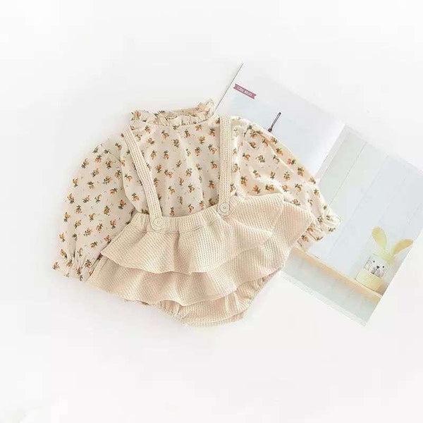 Conjunto 2 piezas Crema Niña