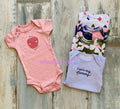 Set de 5 body Manzana rosada
