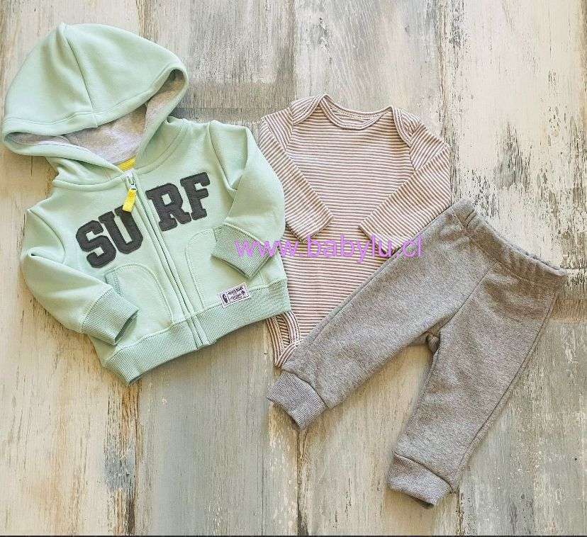 Buzo grueso 3 piezas Surf