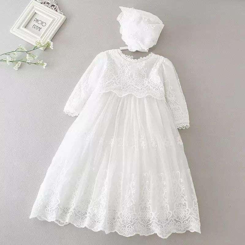Vestido  bautizo Almendra
