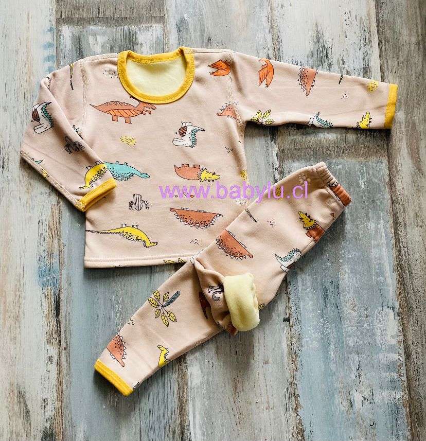 Pijama 2 piezas Dino Cafe