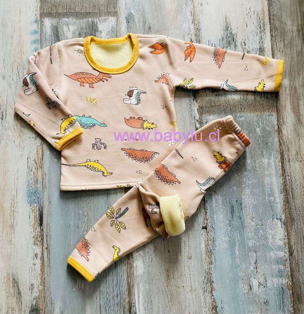 Pijama 2 piezas Dino Cafe