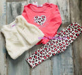 Conjunto 3 piezas Print rosado