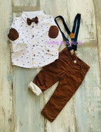 Conjunto formal forrado Cafe