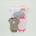 Set de 5 body Manga corta Cat