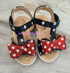Sandalias Black Minnie Mouse  Niña