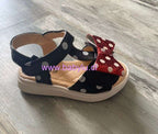 Sandalias Black Minnie Mouse  Niña