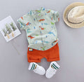 Conjunto 2 piezas Niño Camisa Verde + Short
