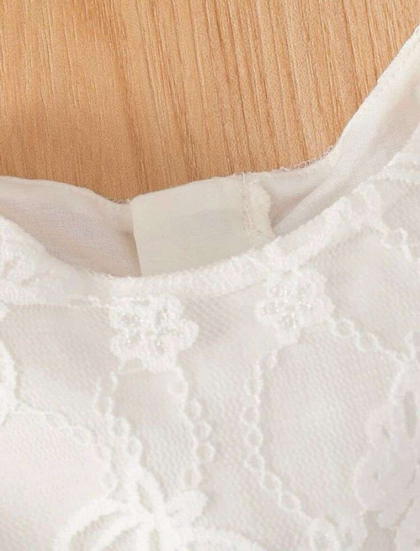 Vestido Blanco  bebe Doris