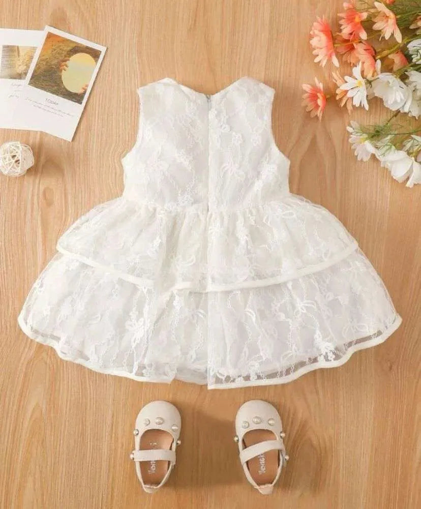 Vestido Blanco  bebe Doris