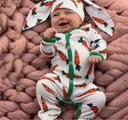 Enterito + Gorro Zanahoria bebe