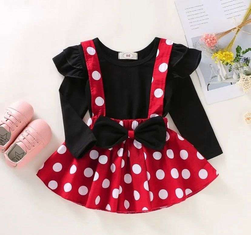 Conjunto 2 piezas Minnie Rojo