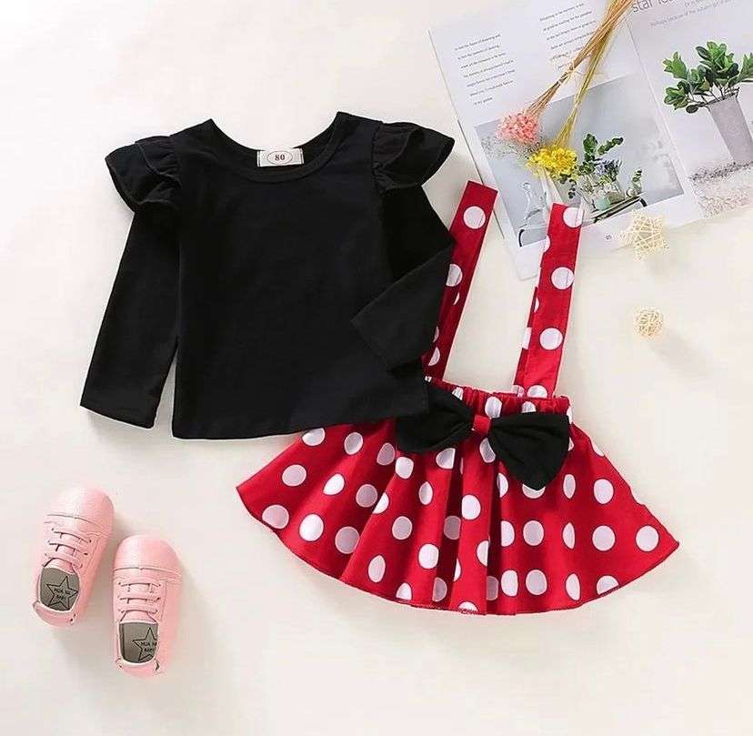Conjunto 2 piezas Minnie Rojo