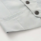 Conjunto formal 4 piezas crema Niño