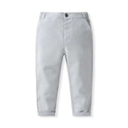 Conjunto formal 4 piezas crema Niño