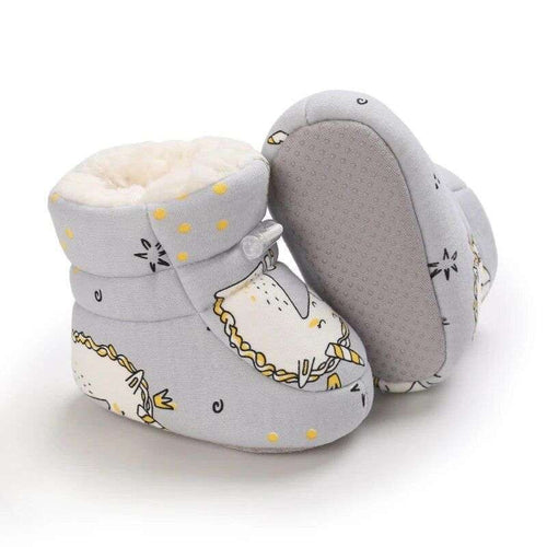 Botitas Forradas antideslizante bebe Unicornio