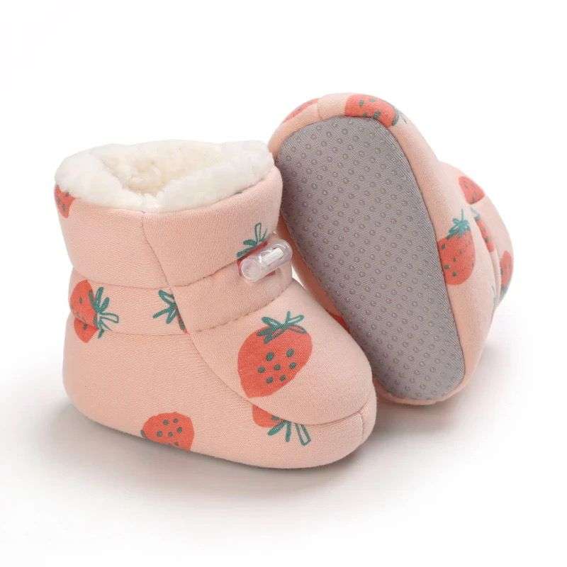 Botitas Forradas antideslizante bebe Frutilla