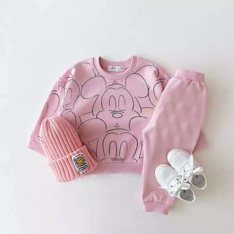 Buzo dos piezas Mickey Rosado