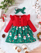 Vestido Santa Verde + cintillo