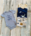 Set de 4 body Animalitos bebe