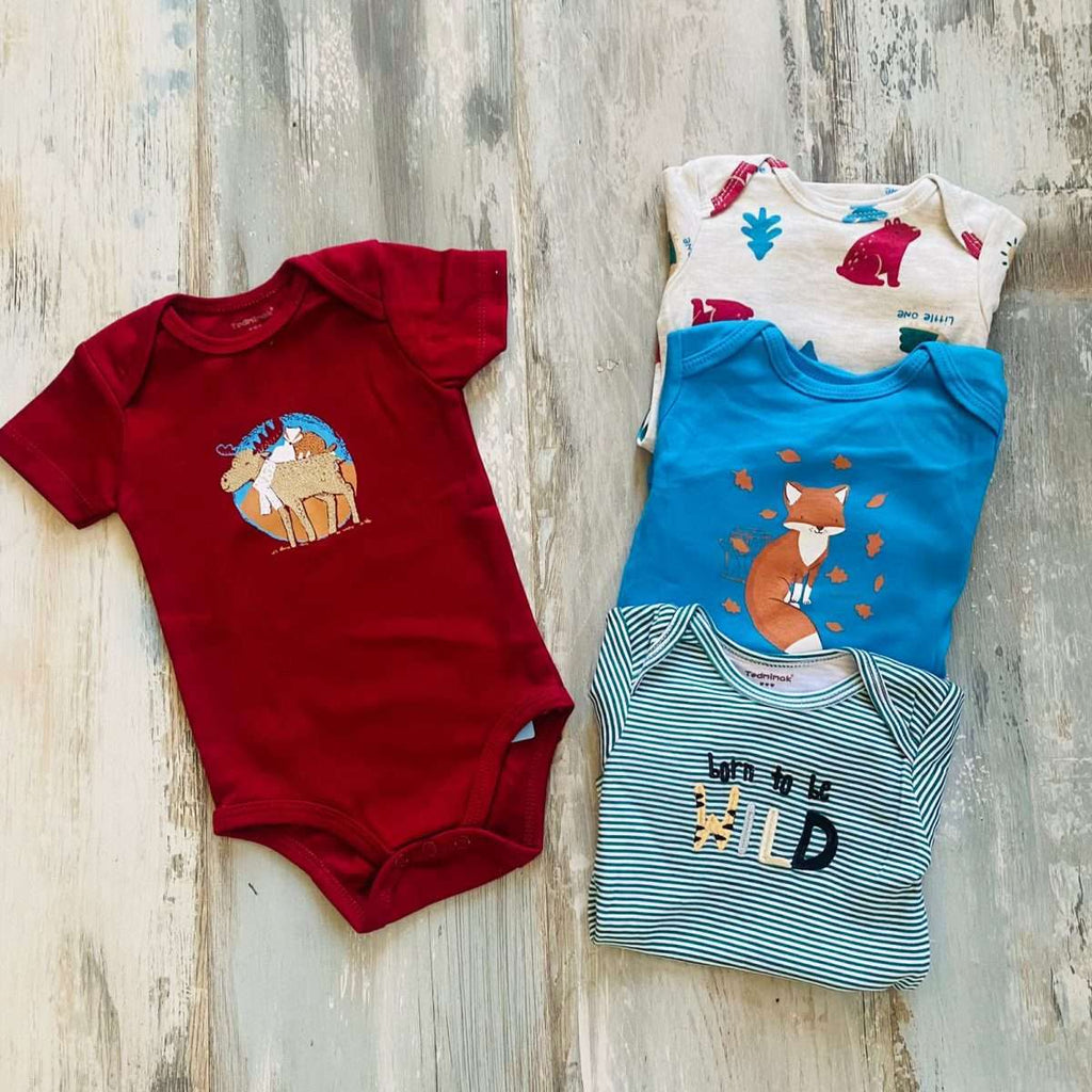 Set de 4 body Wild bebe