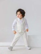 Formal 4 piezas Marfil bebe