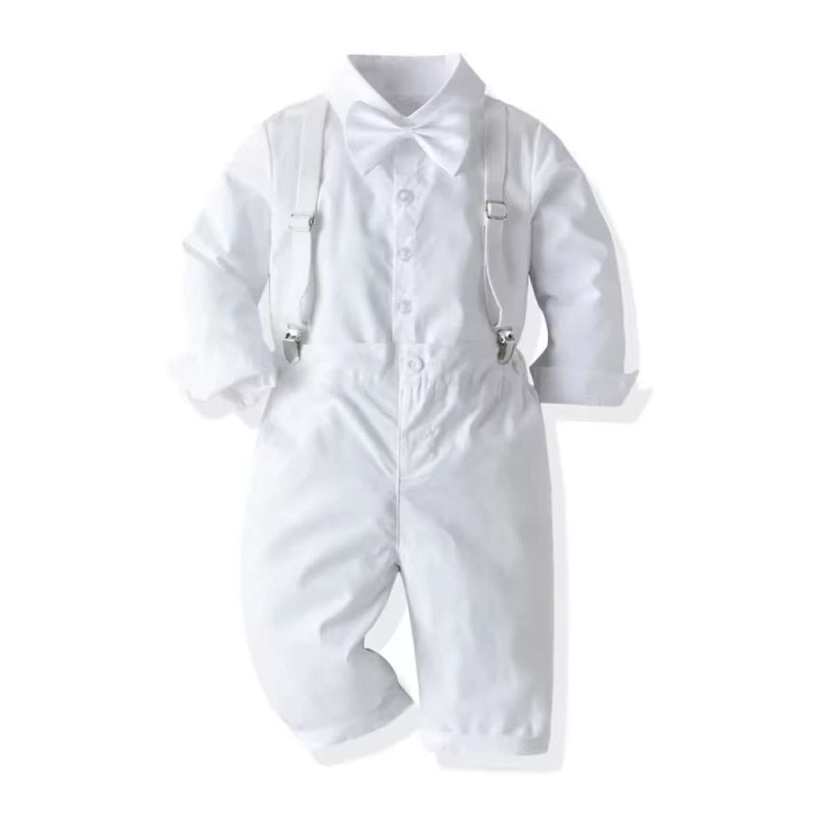 Conjunto formal 4 piezas blanco Niño