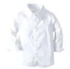 Conjunto formal 4 piezas blanco Niño