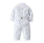 Conjunto formal 4 piezas blanco Niño