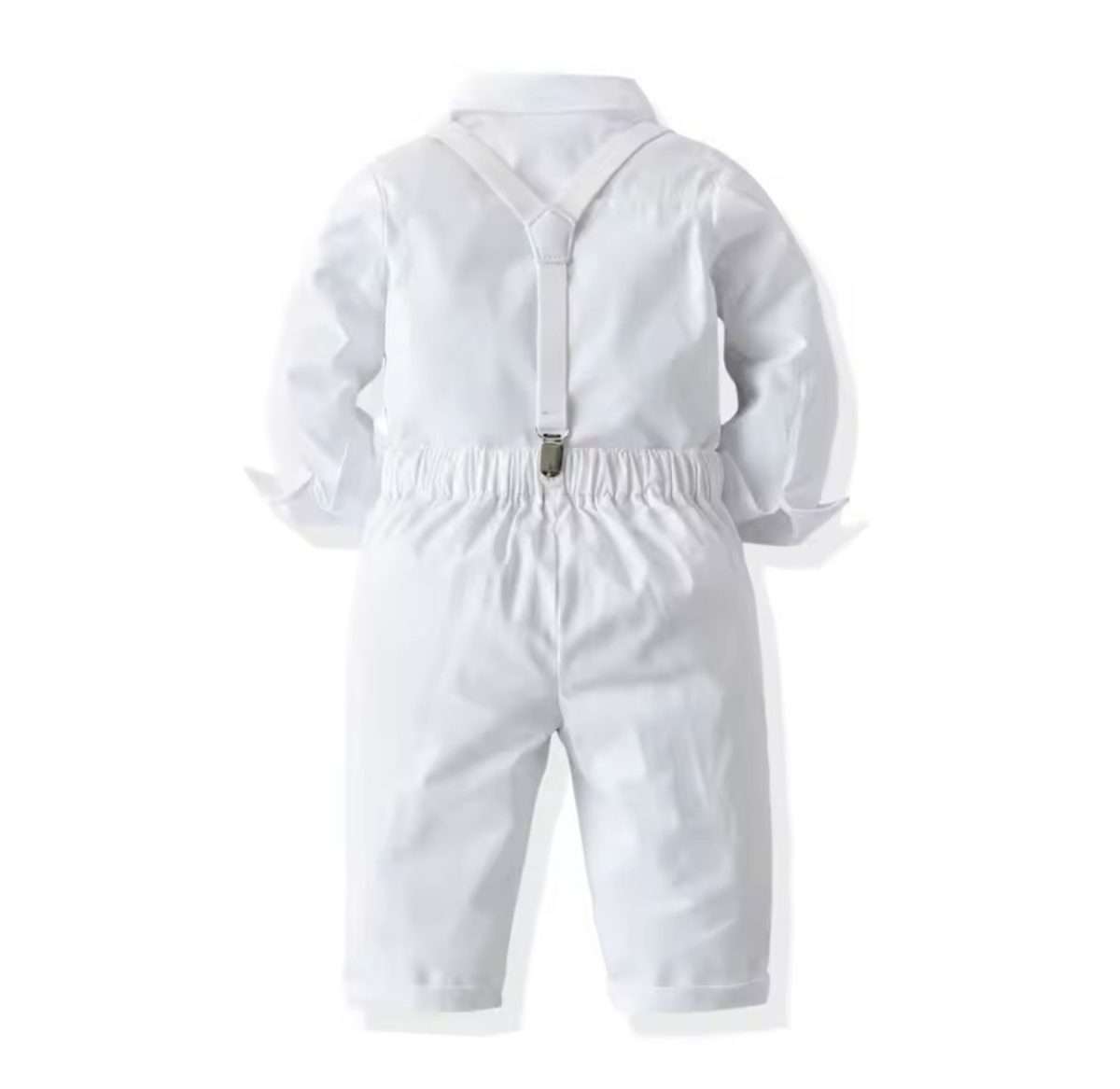 Conjunto formal 4 piezas blanco Niño